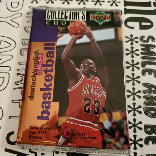 1995-96 COLLECTORS CHOICE BASKETBALL CARD PACK POSSIBLE MICHAEL JORDAN INSERTS