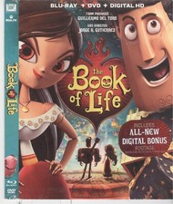 No Disc ORIGINAL SLIPCOVER The Book Of Life 2014 Blu-ray Cover Animation