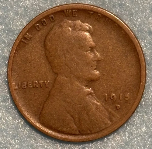 1915 D - Lincoln Wheat Penny - AG / Cull X-276
