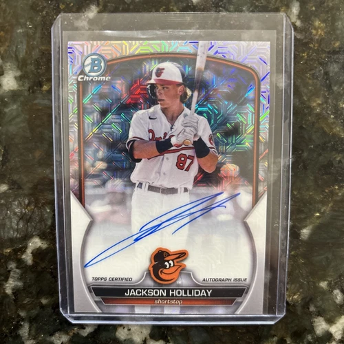 2023 Bowman Chrome - Jackson Holliday Mojo refractor auto #BCMA-JH  