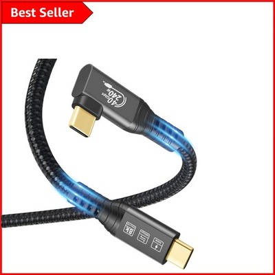 0,5 m Thunderbolt 4 USB-C Kabel - High-Speed 40G, 240 W für Profis zu Hause