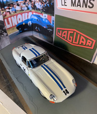 Bburago Jaguar E Type Roadster conversion to Le Mans Lightweight No 14