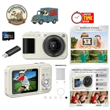 Kids 48MP Camera with Autofocus & Anti-Shake - Perfect for Vlogs and Memories