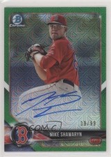 2018 Bowman Mega Box Chrome Mojo Refractor Green 19/99 Mike Shawaryn Auto s7l