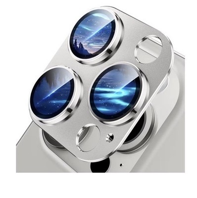 Mansoorr Metal Alloy Camera Lens Protector for iPhone 15 Pro / Max