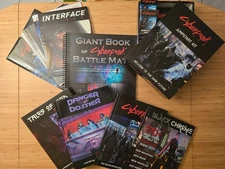 Lot of Cyberpunk Red TTRPG Books, Starter Set and Battle Mats! Slightly Used
