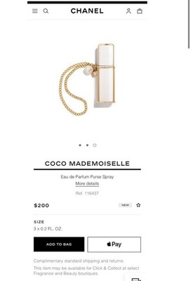 CHANEL COCO MADEMOISELLE Eau De Parfum 3 x 0.2fl.oz PURSE SPRAY