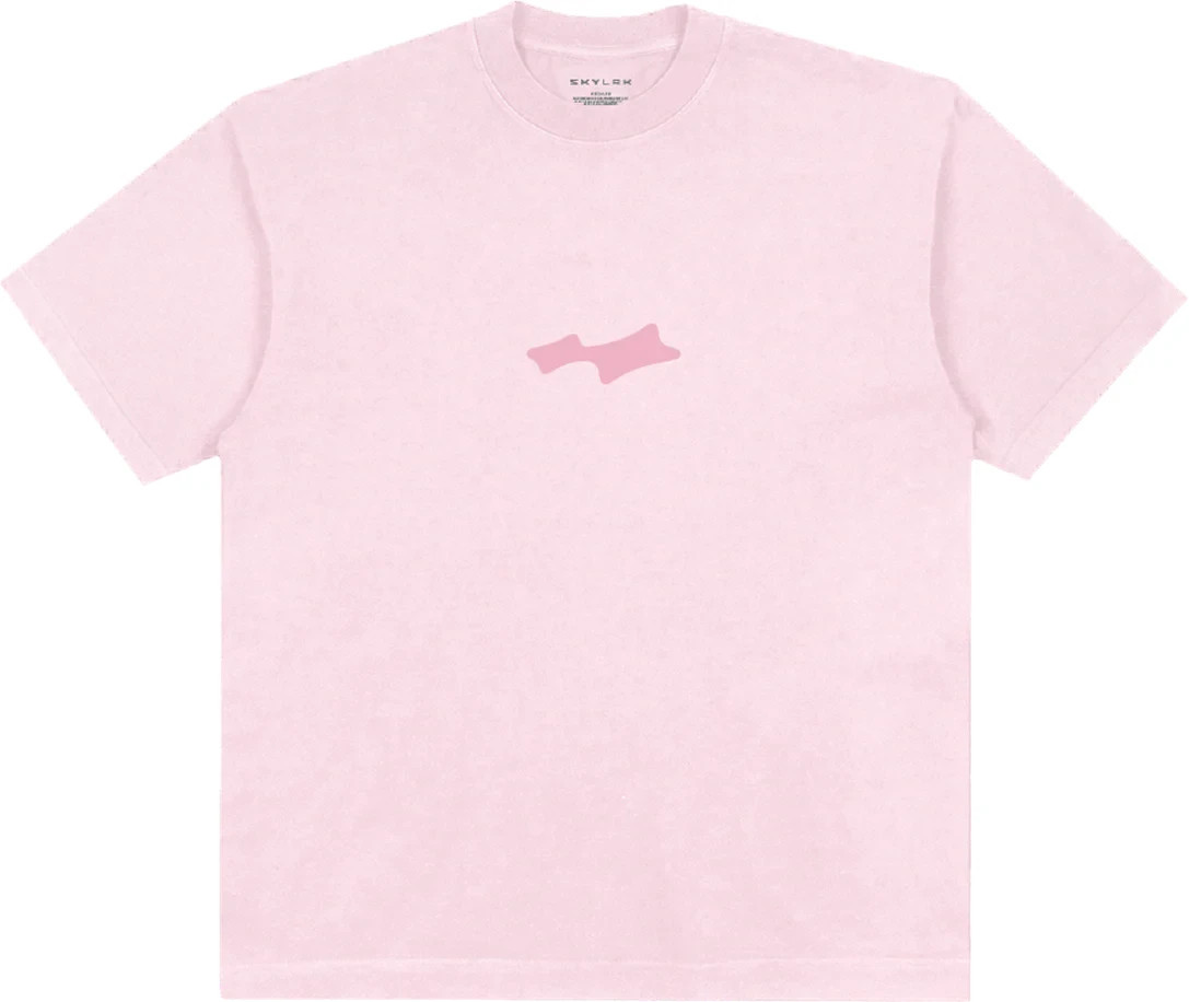 SKYLRK Justin Bieber COACHELLA LIVE TEE 2 in Cloud Pink — SMALL