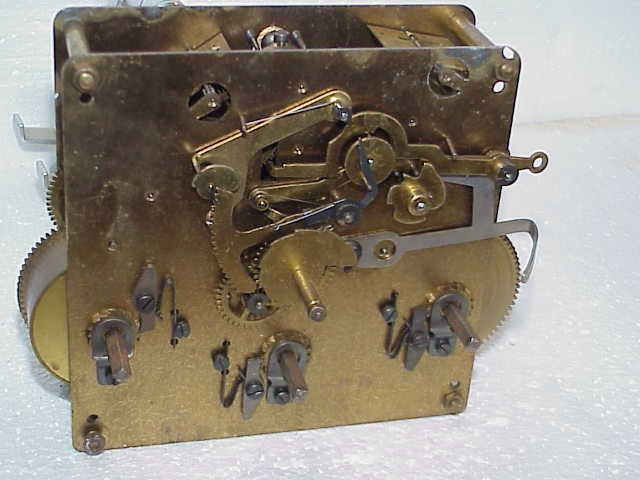 Antique 5 Hammer Foreign Made ?? 12cm over 196 Clock Movement parts repair B