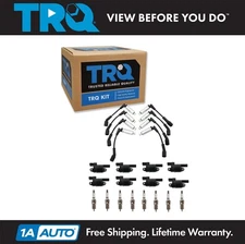 TRQ Ignition Coil Iridium Spark Plug & Wire Kit for Corvette Impala Escalade