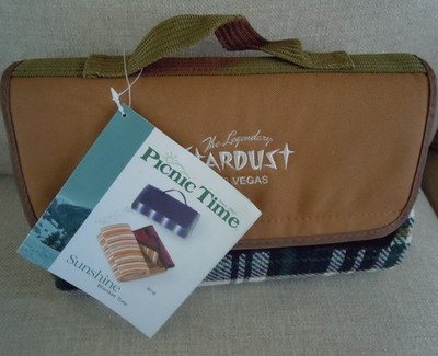NWT 2005 Picnic Time Sunshine Blanket Tote Legendary Stardust Casino ~ Las Vegas