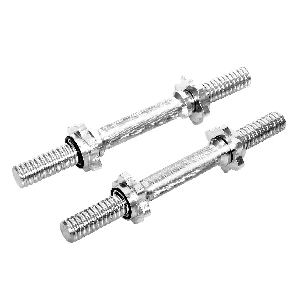 Everfit 45cm Dumbbell Bar Solid Steel Pair Gym Home Fitness 150KG Capacity
