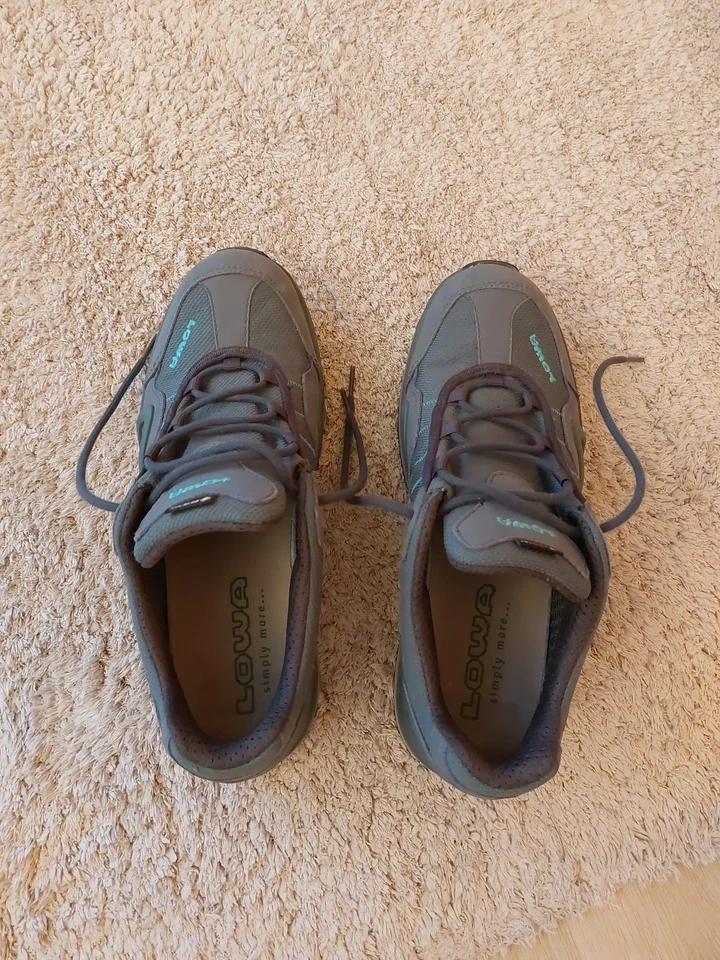 Lowa Gorgon GTX 320578 Outdoorschuh Damen anthrazit/eisblau