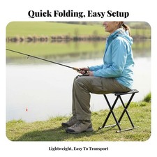 Folding Chair with rearrest Thickened Frame space-saving rearrest Seat for for