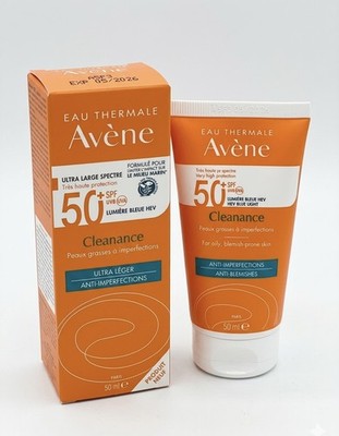 Avène Cleanance Sonnenpflege SPF 50+ Mattierend   50ml   Neu & OVP