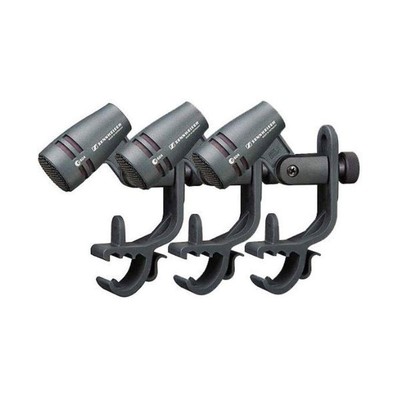 Sennheiser e 604 Microphone with Mic Clip and Pouch, 3 Pack OPEN BOX