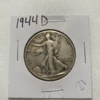 1944 D Walking Liberty 90% Silver Half Dollar 50c Coin