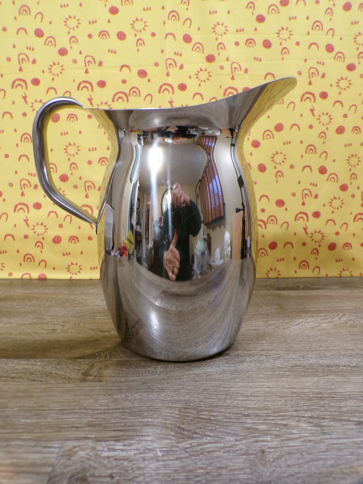 VOLLRATH Vintage Stainless Steel Ware 8204 Large 4 Qt Pitcher Commercial Grade