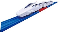 Speed ​​change Superconducting Maglev L0 system in Plarail S-17 rails [b84]