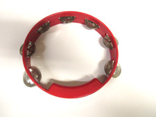 True Colors Red Tambourine 8 inch