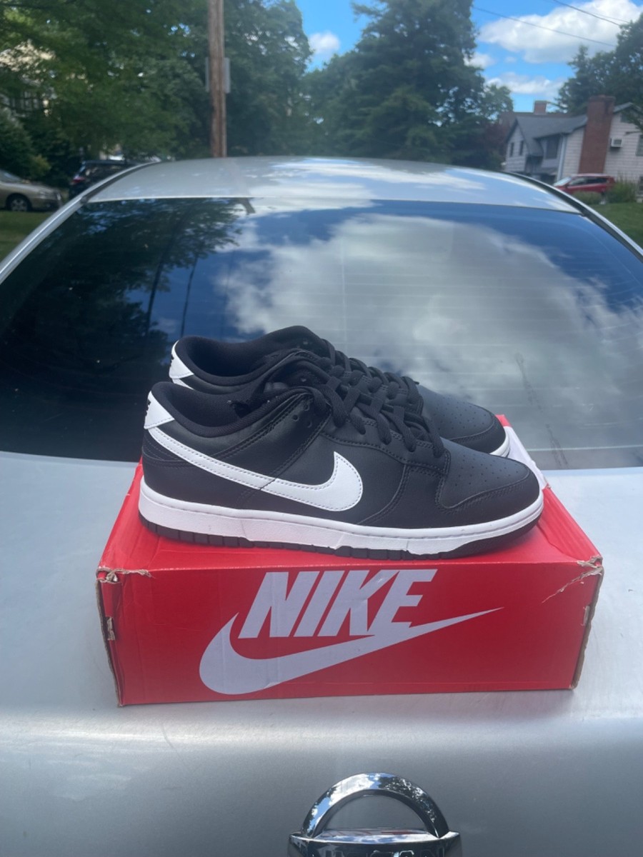 Size 10 - Nike Dunk Low Black Panda for sale online | eBay