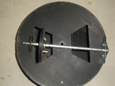 HAMMOND ORGAN PARTS: Wooden Leslie Rotor with pulleys and bearing