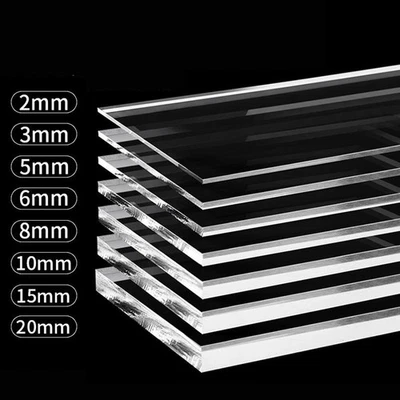 PC Harte Polycarbonat Platte Transparente Kunststoffplatten 2/3/4/5/6/10/15/20mm - Bild 1 von 4