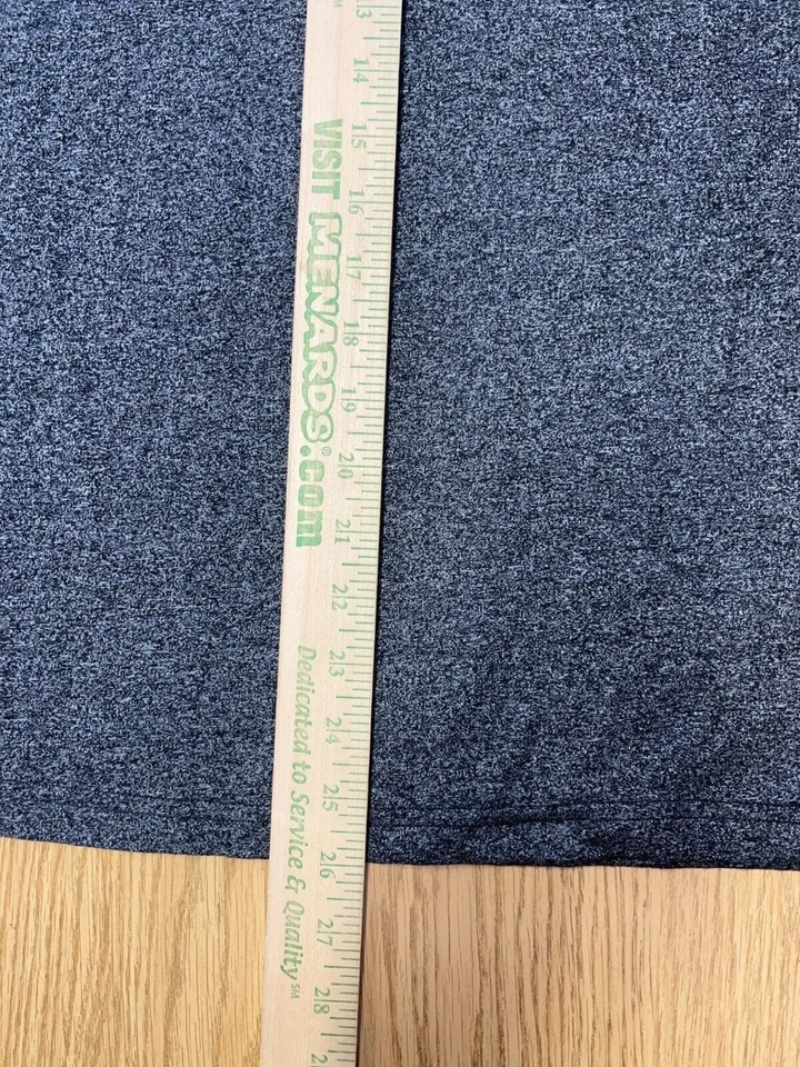 Hurley Henley T-Shirt Men's Size Large Gray Crew Neck Long Sleeve Pullover - Image 3 of 4