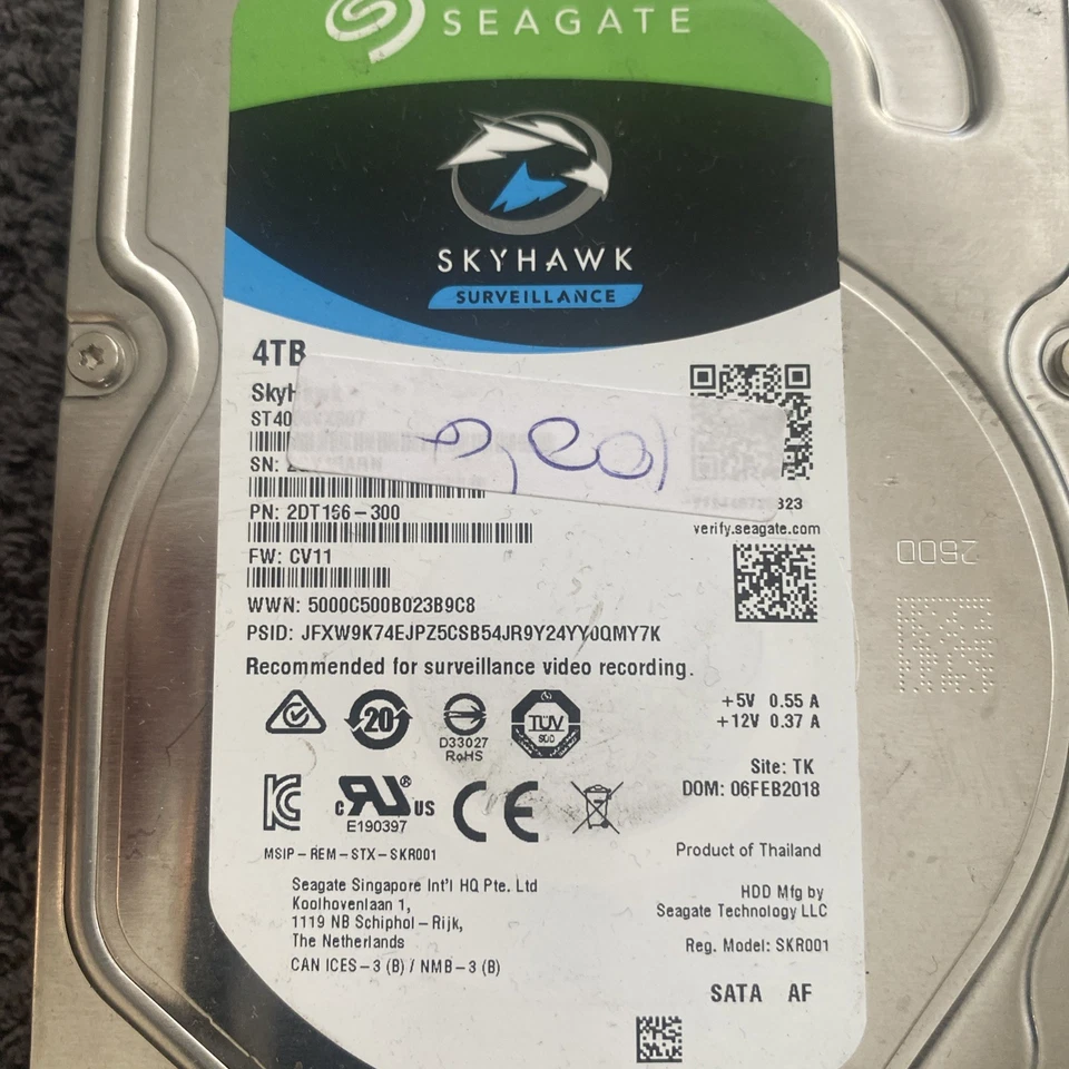 SEAGATE 4TB DESKTOP HARD DRIVE - Image 2 of 2