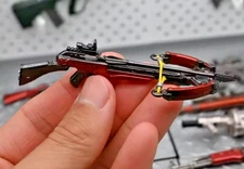 METAL Crossbow for Action Figure Miniature Weapon Scale - Fast US SHIP