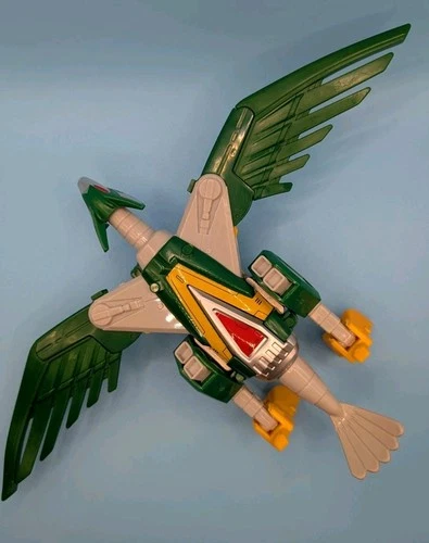 Vintage MMPR POWER RANGERS LOST GALAXY DELUXE MEGAZORD GREEN CONDOR Toy