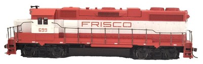 Athearn HO GP38-2 Frisco #699 DC Powered Blue Box Assembled New 4642