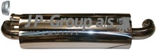 Mittel-/Endschalldämpfer DANSK JP GROUP 1620606200 Edelstahl für PORSCHE 911 964