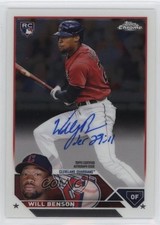 2023 Topps Chrome Rookie Auto Will Benson #RA-WB Auto 1mc9