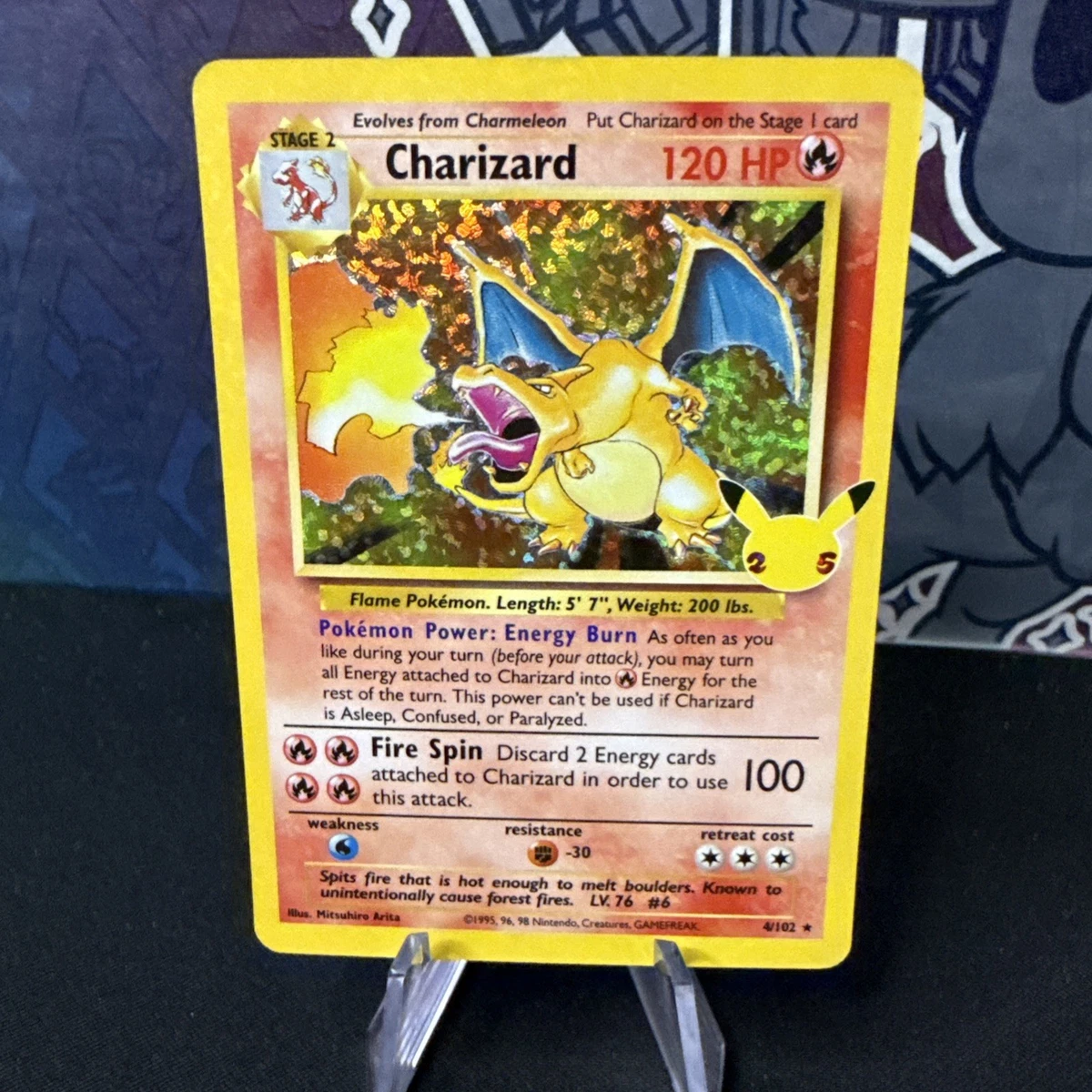pokemon card charizard v Amazon.com: Charizard V SWSH260 - Pokemon Black Star Promo - Alternate Art  Holo main image 1