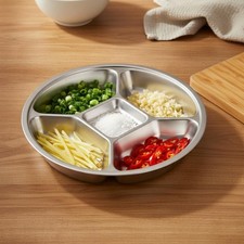 Gew&uuml;rzschale mit 5 F&auml;chern stapelbar 5-F&auml;cher-Schale glatte Oberfl&auml;che f&uuml;r