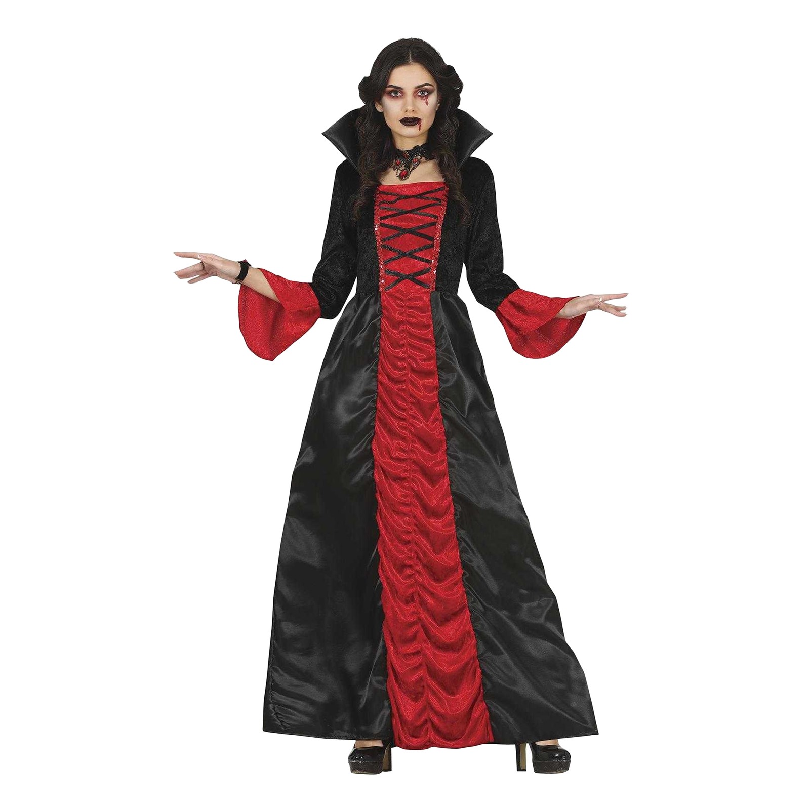 Fiestas Guirca Set de Disfraces Diseño Vampiresa para Mujer (FG965)