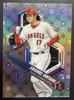 2018 Bowman High Tek Shohei Ohtani #RHT-SO Pattern 1 Circles (RC) Angels
