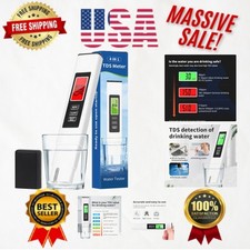 2025 New 4 in 1 TDS Meter, TDS Meter Digital Water Tester, Accurate and Reliable