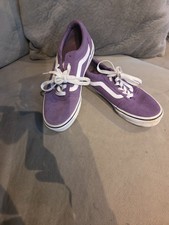 VANS Big Kids Ward, Purple With White, Size 4