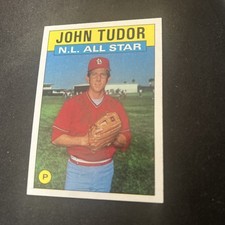 1986 Topps Baseball #710 John Tudor All Star St Louis Cardinals NmMt Free Ship!