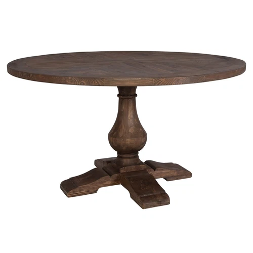 Uttermost Stratford Wood Round Dining Table - Picture 2 of 4