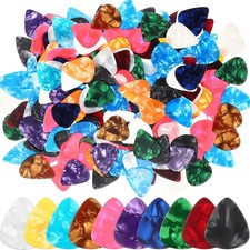 600 Pcs Guitar Picks Bulk Celluloid Picks Plectrums for Electric Acoustic Guitar