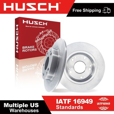 Rear Premium Replacement Brake Disc Rotors for Honda Civic 2006 - 2015