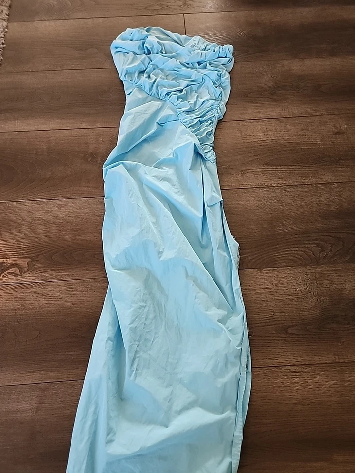Paris Georgia Kayla Blue Gown Dress M - Image 4 of 4