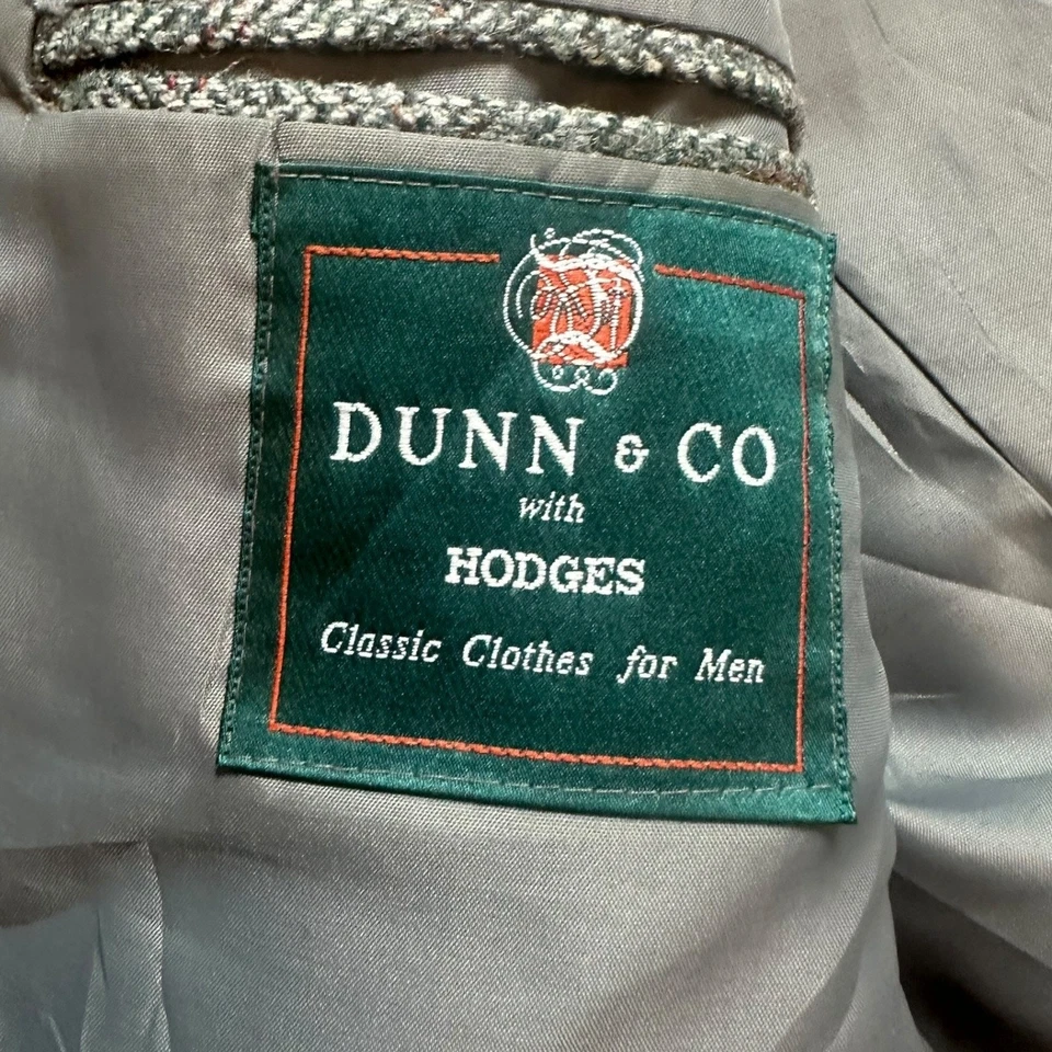 Blazer abrigo deportivo de lana Dunn & Co 42R Glen Check Foto 4 de 4