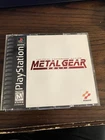 Metal Gear Solid Sony PlayStation PS1 CIB Complete Black Label 2 Disc Tested Reg