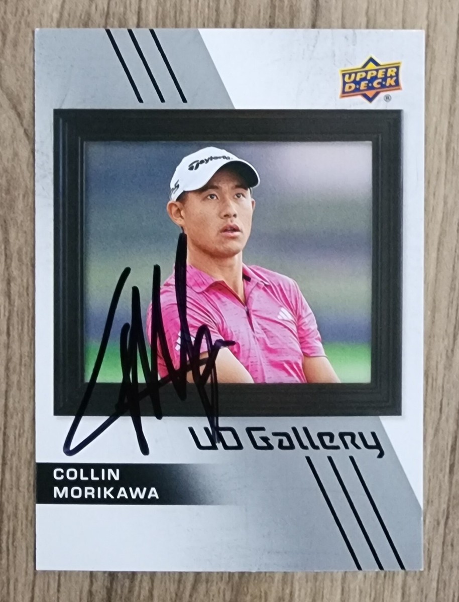 Collin Morikawa Signed 2024 Upper Deck Gallery Golf Card #UD-33 Auto Golfer  RAD