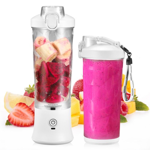 Fruit Portable Juicer Travel Cup Personal Size Fruit Battery Powered 600ml