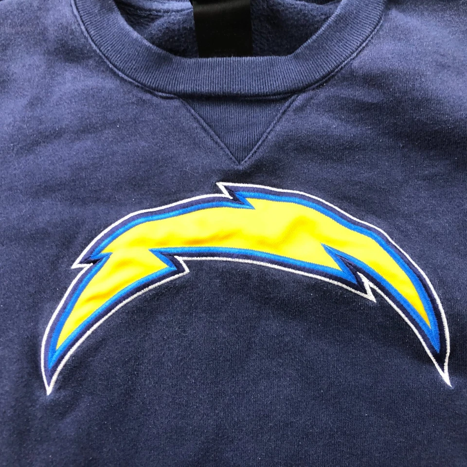San Diego Chargers Sweatshirt Boys Large Embroidered Logo Pullover Youth* - Image 4 of 4